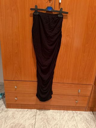 Conjunto falda y top negros