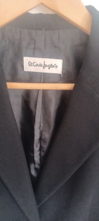 Americana  negra EL CORTE INGLÉS 