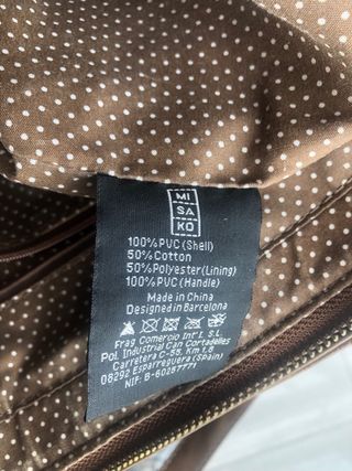 Bolso Misako marrón grande