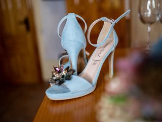 Sandalias azules 