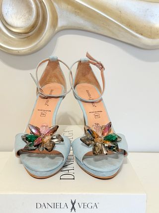 Sandalias azules 