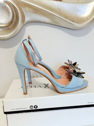 Sandalias azules 
