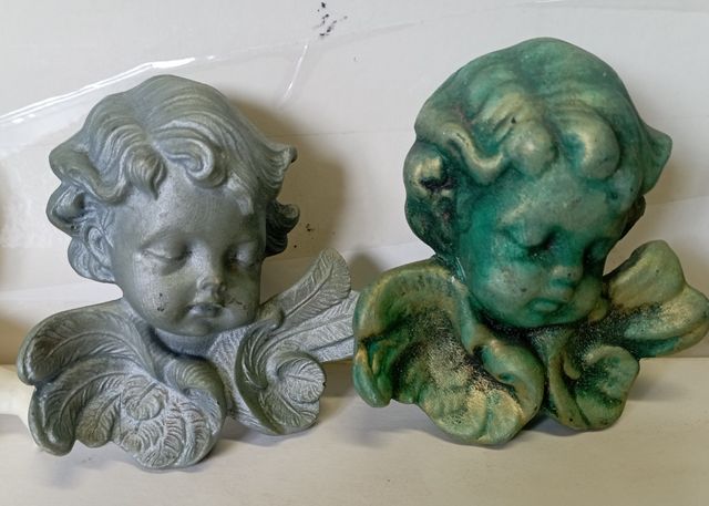 Ángeles de ceramica