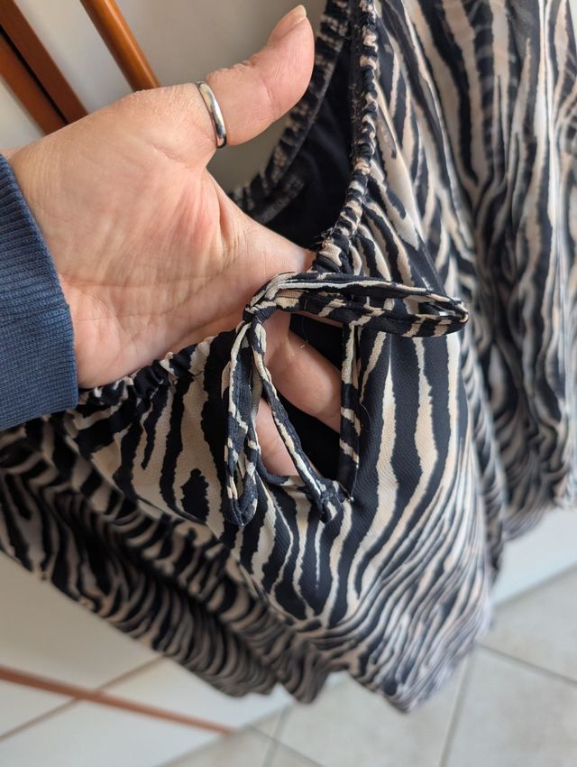 Blusa animalier donna XXXL