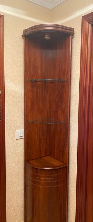Mueble rinconera madera - vintage