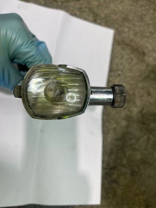 Luz bici vintage antigua