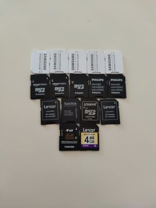 14 Adaptadores microSD - Varias Marcas