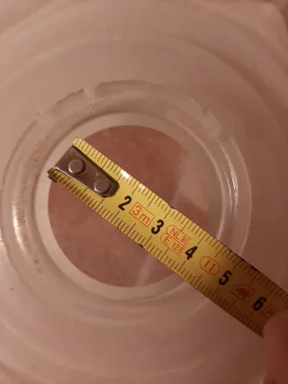 Paralume vintage in vetro bianco