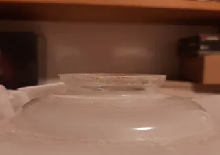 Paralume vintage in vetro bianco