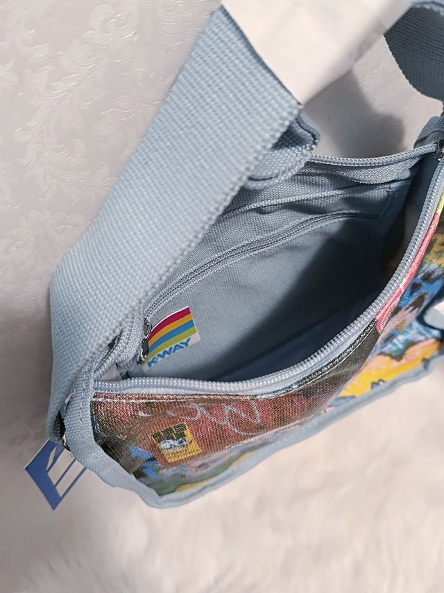 K-Way: Set 3 borse - Blu & Rosa