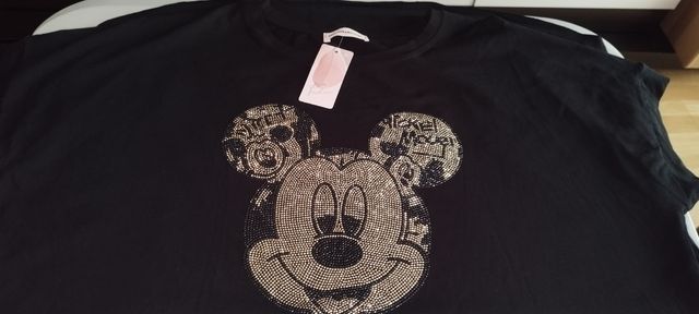 Camisetas curvy Snoopy, Mickey, Corazones