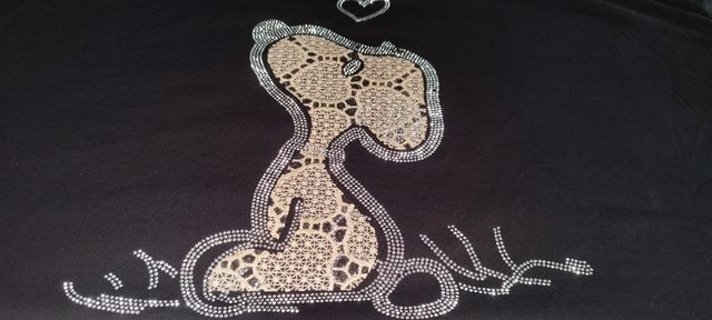 Camisetas curvy Snoopy, Mickey, Corazones