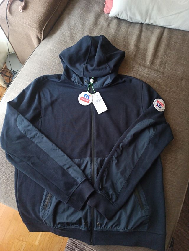 Sudadera Mango XL negra