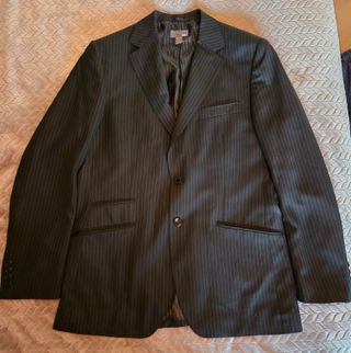 Americana negra con rayas H&M