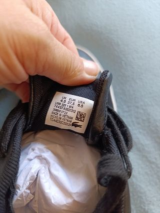Sneakers de piel Lacoste nr 37,5