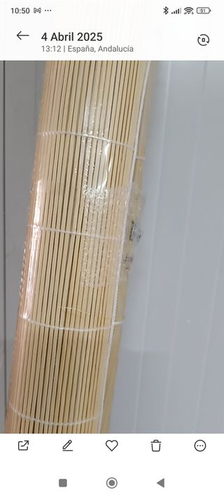 Estores bambú natural 150x200cm