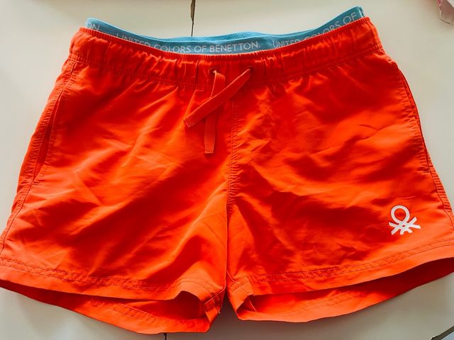 Bañador Benetton niño talla 10 - Naranja