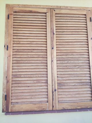 Contraventanas mallorquinas madera 