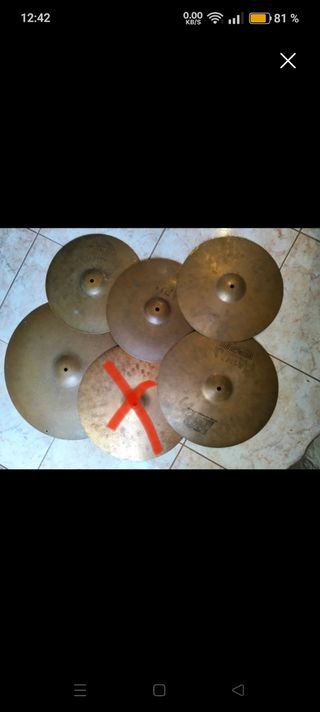 Set de platos Sabian B8 y B8PRO