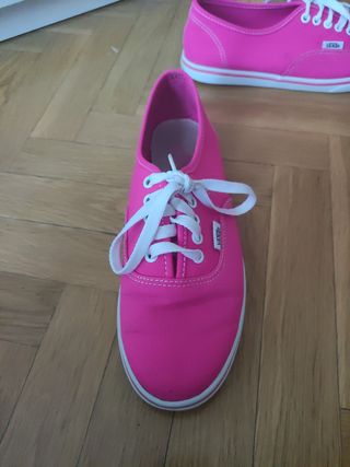 Zapatillas Vans rosa fucsia