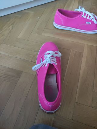 Zapatillas Vans rosa fucsia