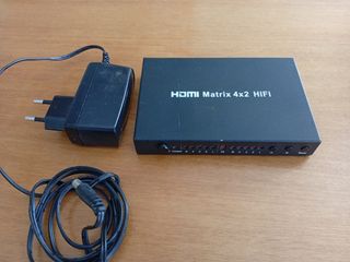 Matriz HDMI 4x2 - Conmutador.