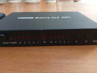 Matriz HDMI 4x2 - Conmutador.