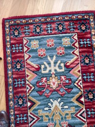 Alfombra pasillo de lana.