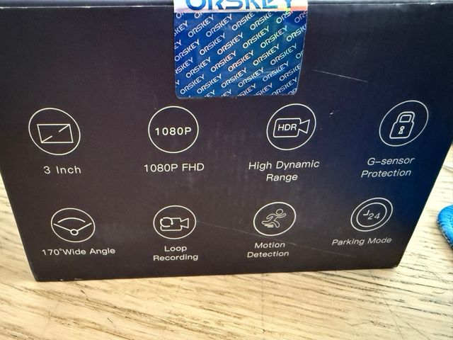 Cámara Coche ORSKEY S800 1080P Dual