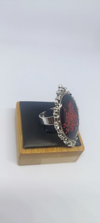 Anillo flores naturales