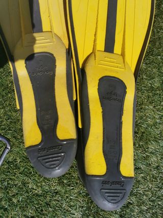 Aletas Cressi + tubo buceo