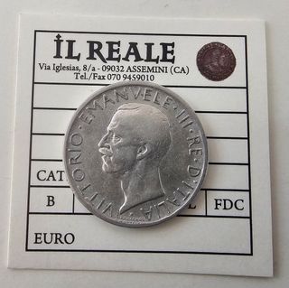 Regno D'Italia Vitt.Em. III 5 Lire Aquilotto 1926