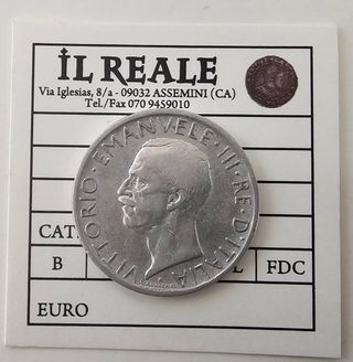 Regno D'Italia Vitt.Em. III 5 Lire Aquilotto 1926