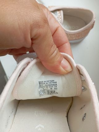 Converse rosas brillantes