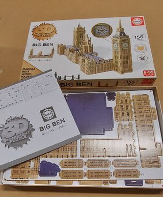Puzzle 3D en madera nuevo