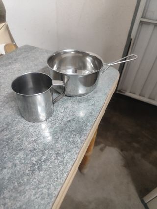 Cazo y taza