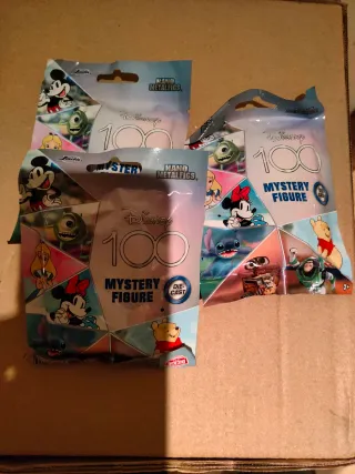 3 Figuras Disney 100 aniversario