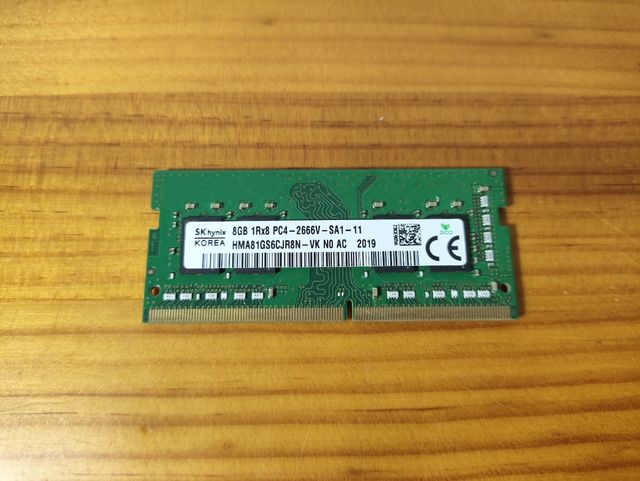 Memoria RAM 8GB DDR4