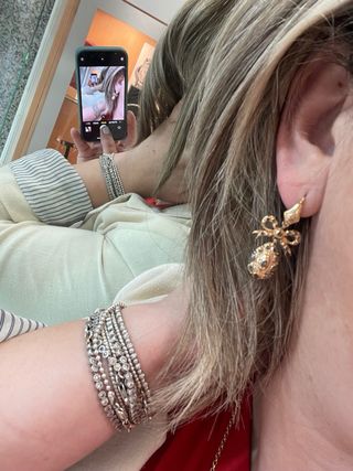 Pendientes antiguos oro 
