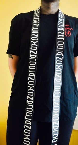 Stola Twenty One Pilots | Negra y Blanca