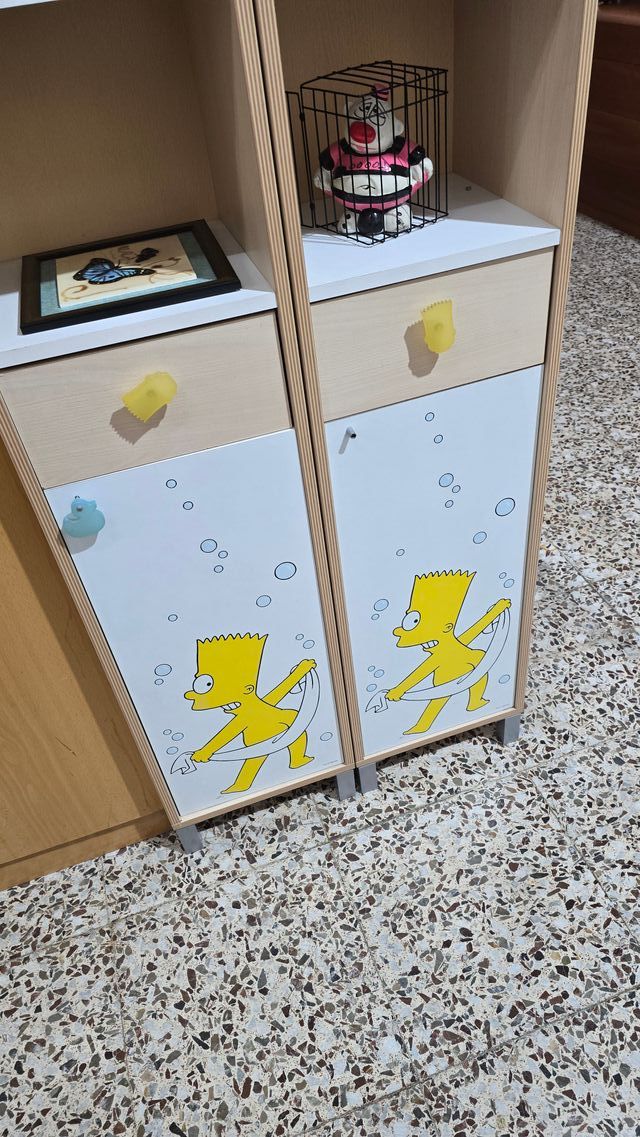 PAREJA MUEBLES JUVENILES LOS SIMPSON