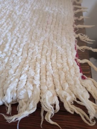 Alfombra de lana reversible artesanal