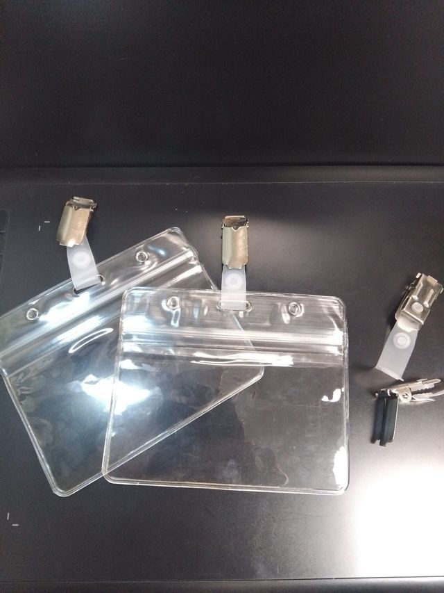 7 IDENTIFICATORI PERSONALI +60 CLIP METALLICHE /NUOVE/