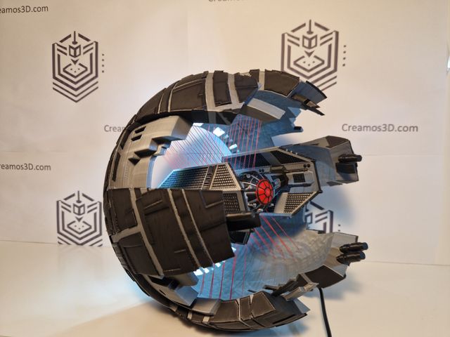 Star Wars - Tie Fighter Suspendido e iluminado