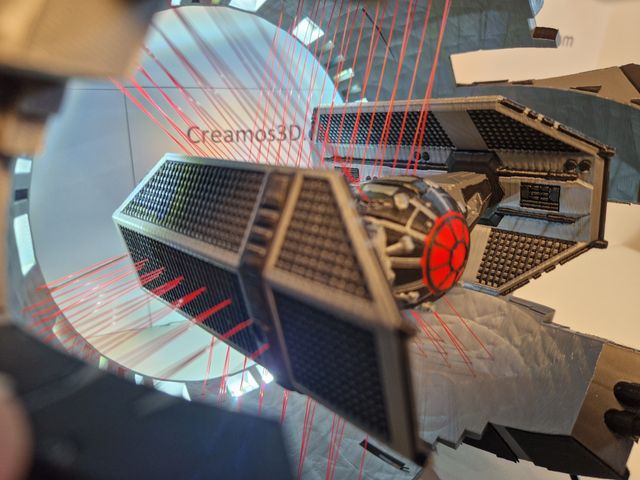 Star Wars - Tie Fighter Suspendido e iluminado