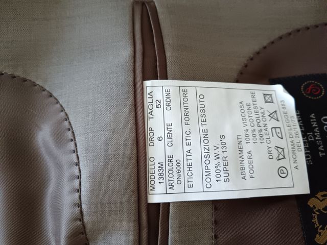 Completo grigio tortora 