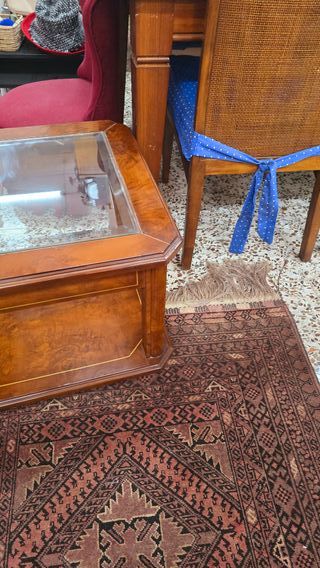 MESA CENTRO CUADRADA DE MADERA