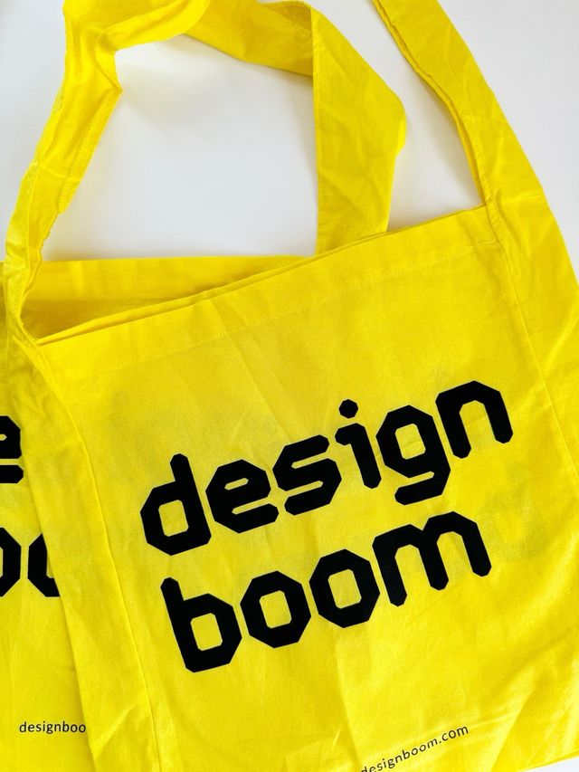 Due borse design boom tote shopper giallo design week