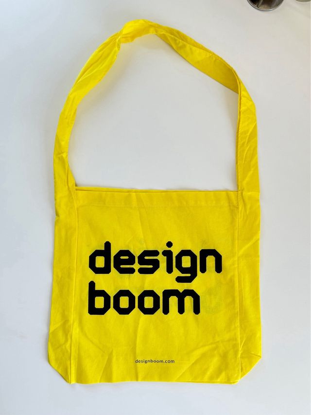 Due borse design boom tote shopper giallo design week