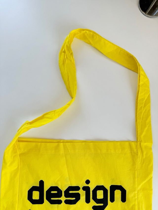 Design boom borsa shopper leggera giallo design week